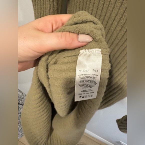 Worn once- WILFRED FREE-Hush Knit Station Dress - Picture 6 of 9